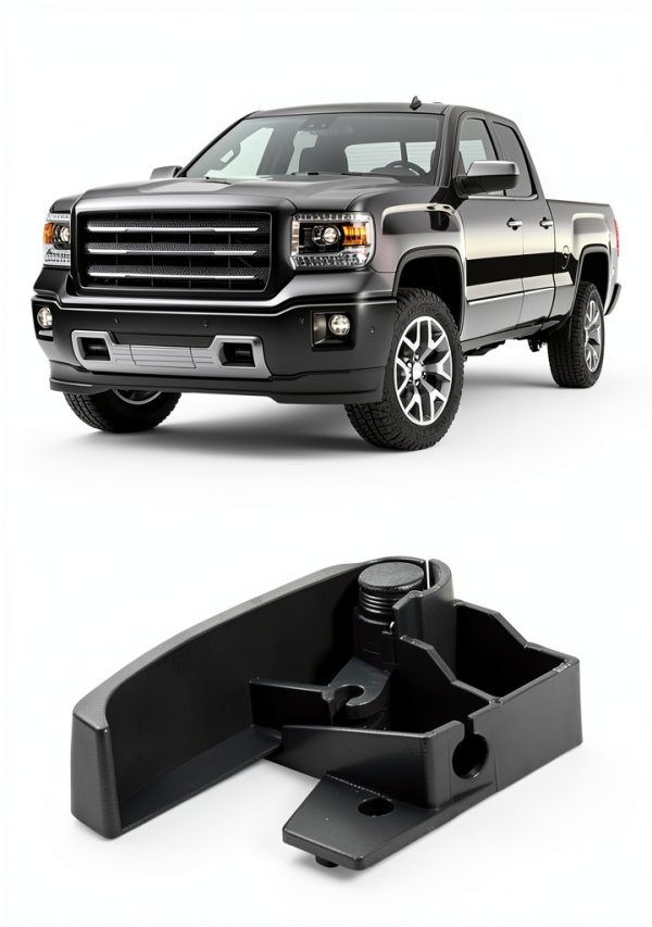 VARGTR Black Hood Release Handle Lever-4