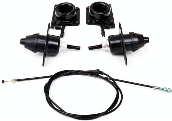 Volvo VN VNL Hood Release Latch Carbon Fiber-0