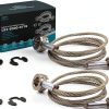 Hood Release Cable JHACM Chrome for Peterbilt-0