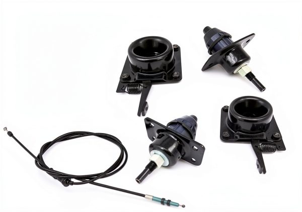 Volvo VN VNL Hood Release Latch Carbon Fiber-4