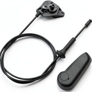 Quealzara Hood Release Cable Pull Handle Assembly-0