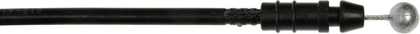 Dorman Black Stainless Steel Hood Release Cable-3