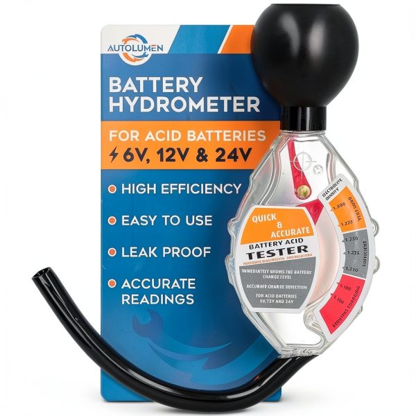 Battery Hydrometer AUTOLUMEN Tester Suction-0