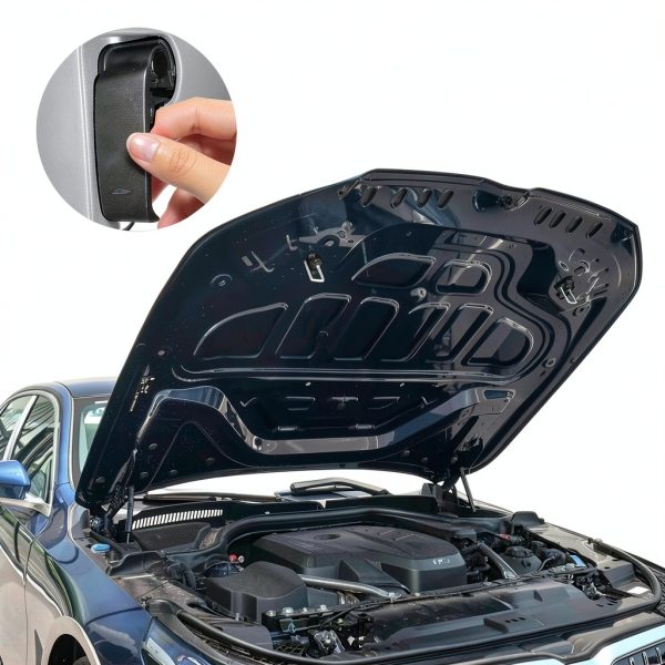 RGOAANC Hood Release Handle ABS Plastic Chrome Finish-2