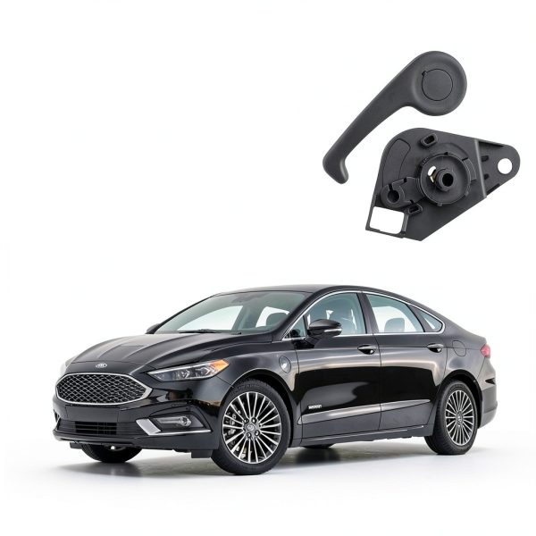 TQPONLY Hood Release Handle with Mounting Bracket Plastic-2