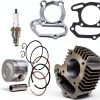 NICHE Grizzly 80 Front Cylinder for Yamaha 80 Series Polished Steel-1