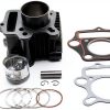 GOOFIT 47mm Cylinder Piston Ring Kit Aluminum-0