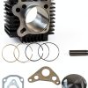 RedCap 54mm Cylinder Kit for 125cc Engines Chrome Finish Rebuild Set-0