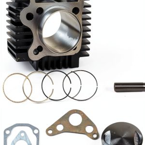 RedCap 54mm Cylinder Kit for 125cc Engines Chrome Finish Rebuild Set-0