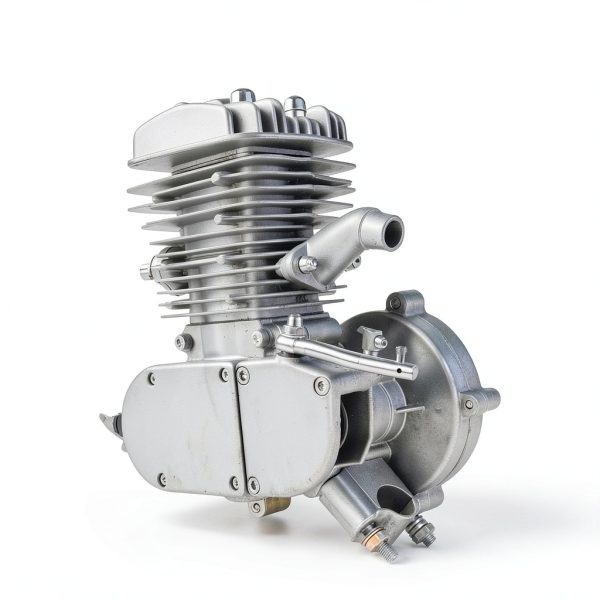2 Stroke Bicycle Engine Motor Kit Afranti Silver Aluminum-1