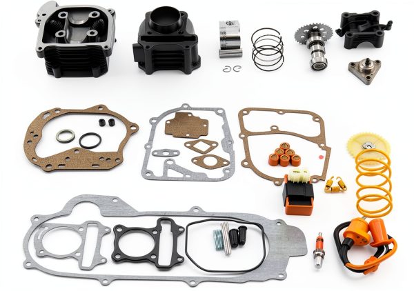 KYMLAA 100cc Gy6 Scooter Engine Upgrade Kit 69mm Valve Complete Set-0