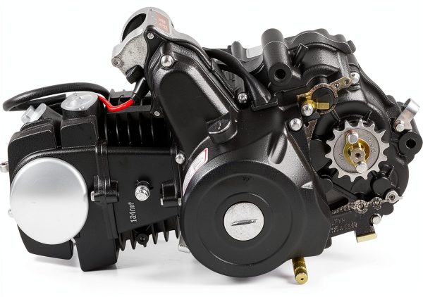 125cc Engine Motor by Knwigoe Chrome Power Kit for Go Karts and ATVs-0