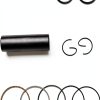 RedCap 54mm Cylinder Kit for 125cc Engines Chrome Finish Rebuild Set-8