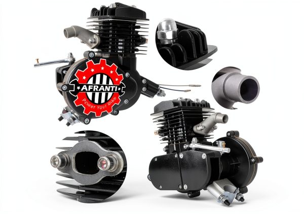 2 Stroke Bicycle Engine Kit Afranti Black Aluminum Bike Conversion-4