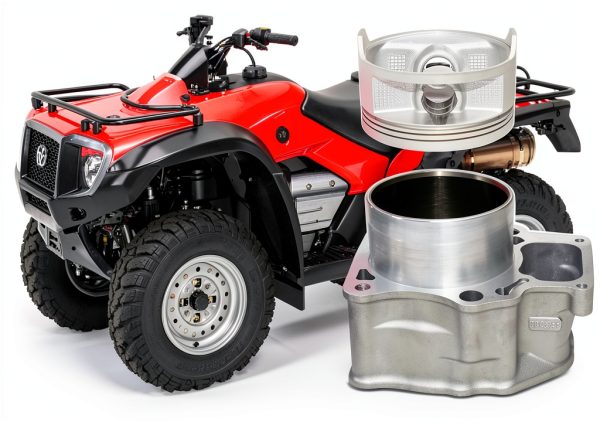 Tupo Cylinder Piston Kit for Honda TRX500 2012-2021 UTV Polished-6