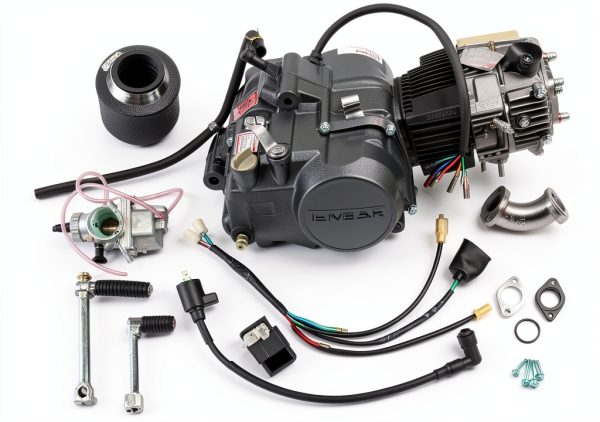 Kemblawolf Lifan 140cc Off‑Road Engine Kit Manual Clutch Kick Start-5
