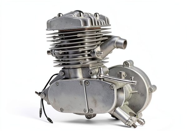 2 Stroke Bicycle Engine Motor Kit Afranti Silver Aluminum-3